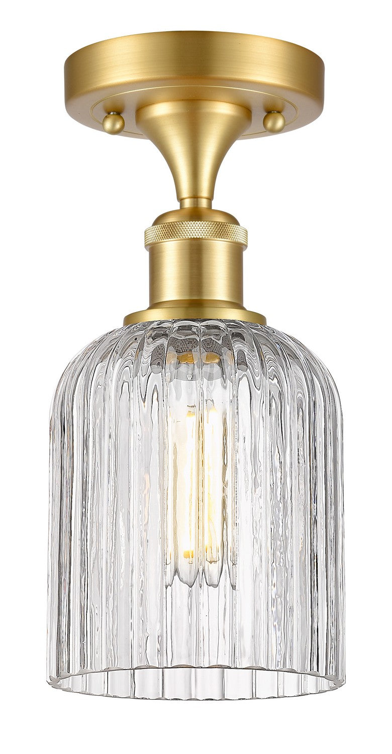Innovations 516-1C-SG-G559-5CL One Light Semi-Flush Mount, Satin Gold