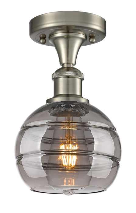Innovations 516-1C-SN-G556-6SM One Light Semi-Flush Mount, Brushed Satin Nickel
