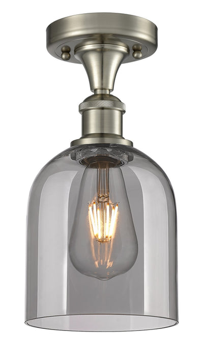 Innovations 516-1C-SN-G558-6SM One Light Semi-Flush Mount, Brushed Satin Nickel