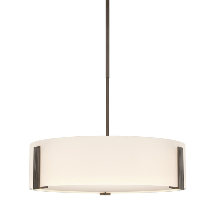Hubbardton Forge 136753-SKT-MULT-05-GG0216 Three Light Pendant, Bronze