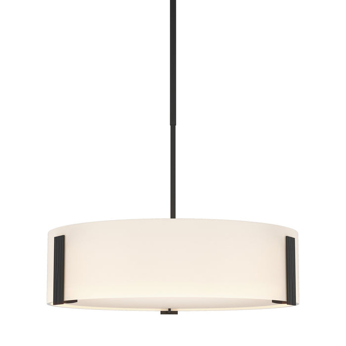 Hubbardton Forge 136753-SKT-MULT-10-GG0216 Three Light Pendant, Black