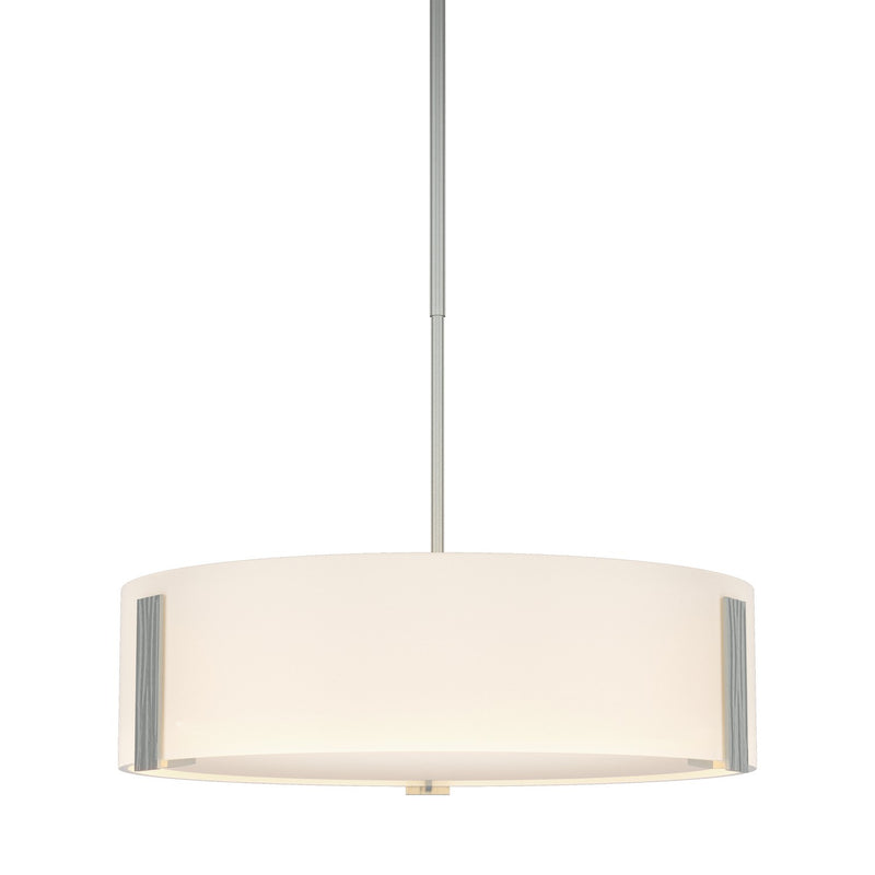 Hubbardton Forge 136753-SKT-MULT-82-GG0216 Three Light Pendant, Vintage Platinum