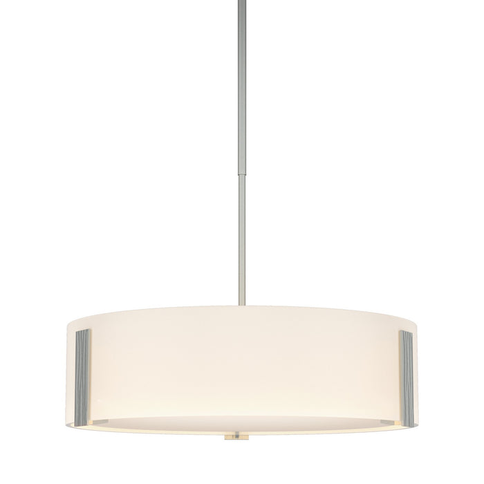 Hubbardton Forge 136753-SKT-MULT-82-GG0216 Three Light Pendant, Vintage Platinum