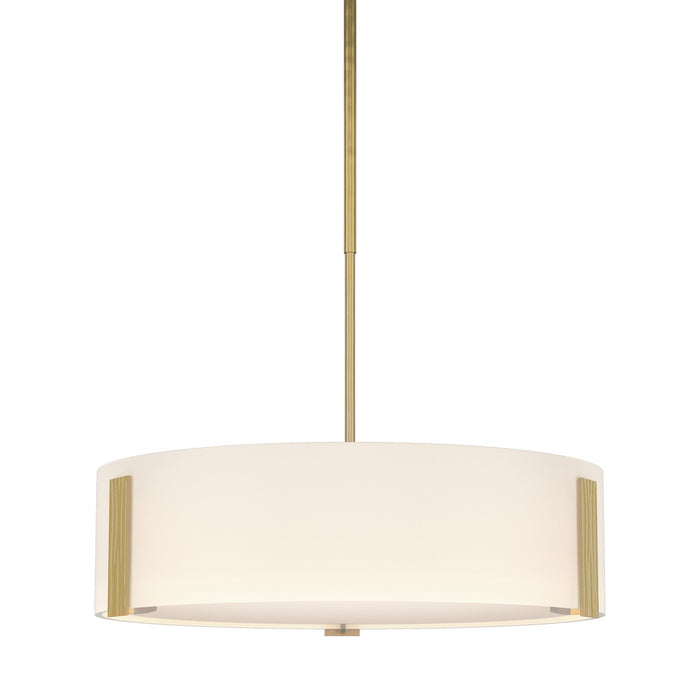 Hubbardton Forge 136753-SKT-MULT-86-GG0216 Three Light Pendant, Modern Brass