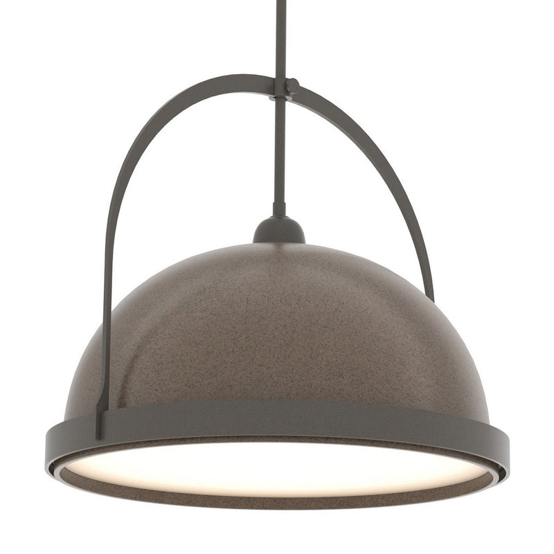 Hubbardton Forge 137462-SKT-MULT-07-05 One Light Pendant, Dark Smoke