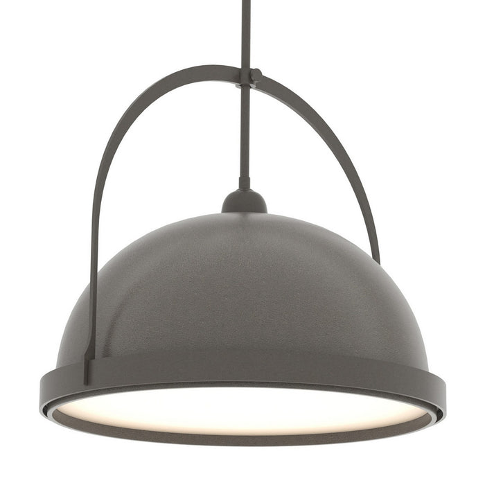 Hubbardton Forge 137462-SKT-MULT-07-07 One Light Pendant, Dark Smoke