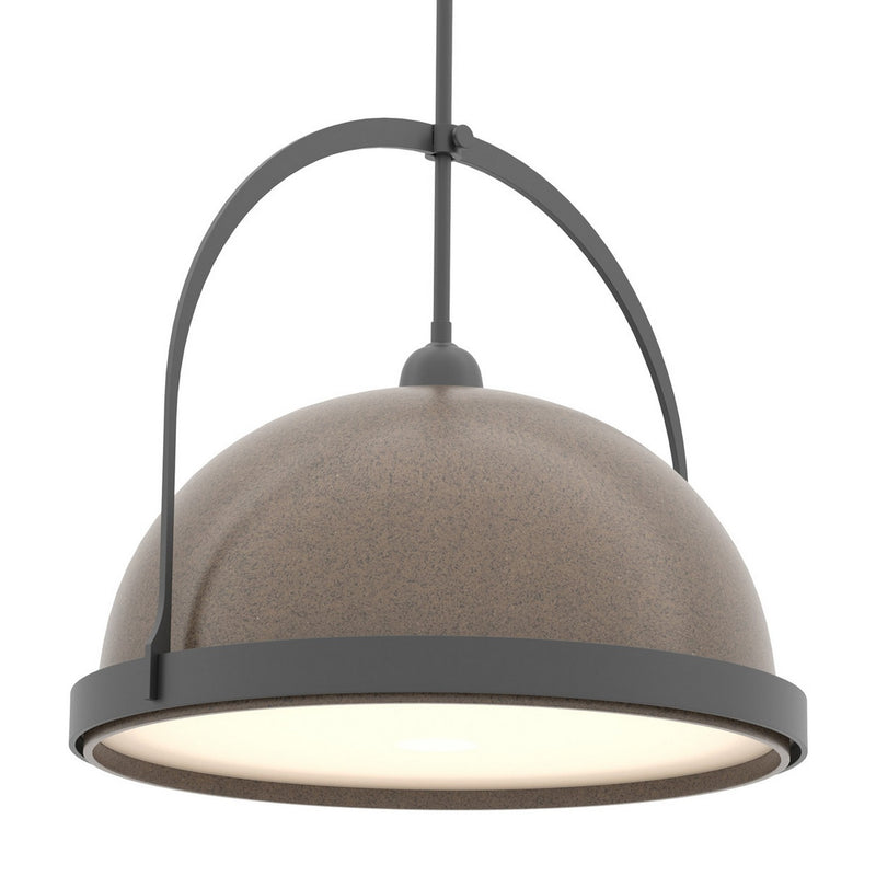 Hubbardton Forge 137462-SKT-MULT-10-10 One Light Pendant, Black