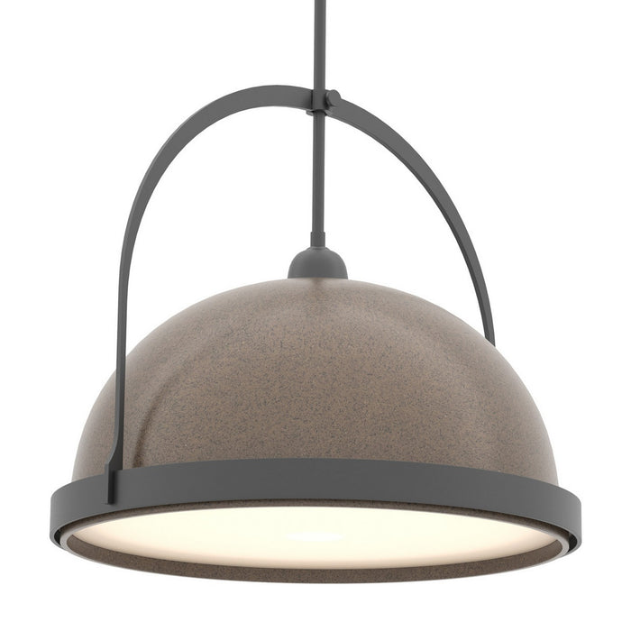 Hubbardton Forge 137462-SKT-MULT-10-05 One Light Pendant, Black