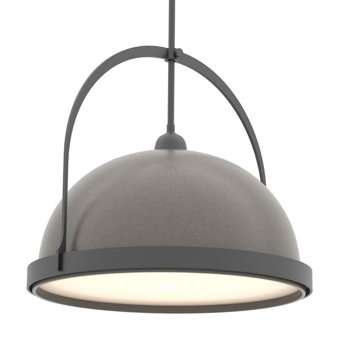Hubbardton Forge 137462-SKT-MULT-10-07 One Light Pendant, Black