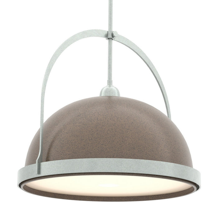 Hubbardton Forge 137462-SKT-MULT-82-05 One Light Pendant, Vintage Platinum