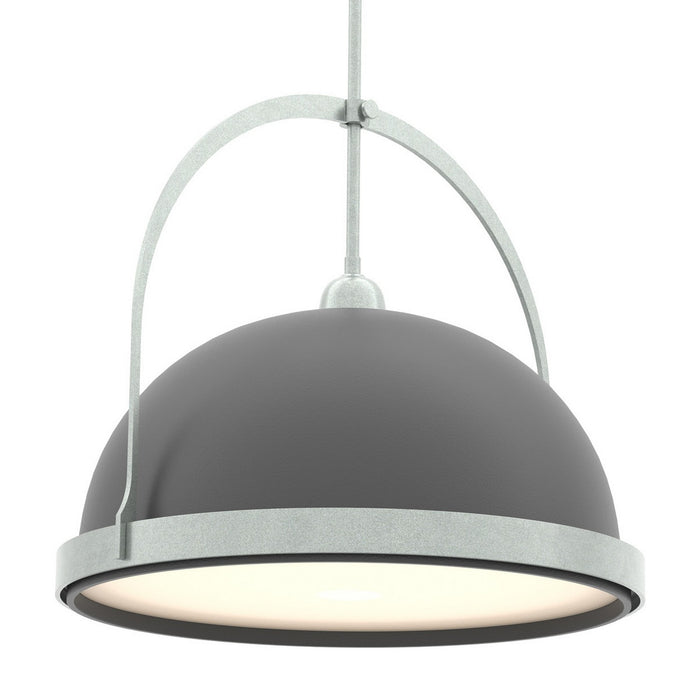 Hubbardton Forge 137462-SKT-MULT-82-10 One Light Pendant, Vintage Platinum