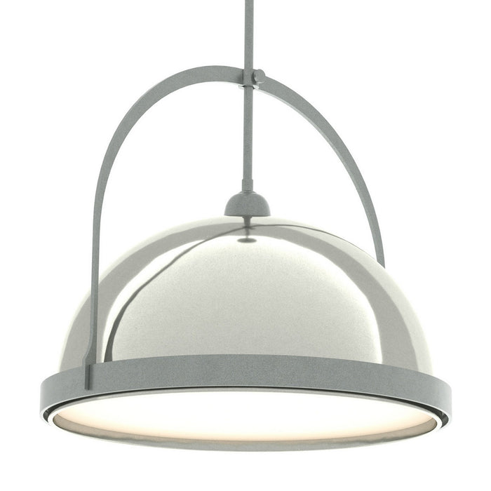 Hubbardton Forge 137462-SKT-MULT-82-85 One Light Pendant, Vintage Platinum