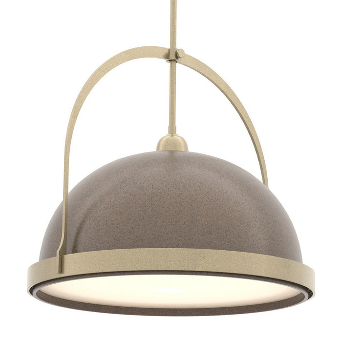 Hubbardton Forge 137462-SKT-MULT-84-05 One Light Pendant, Soft Gold