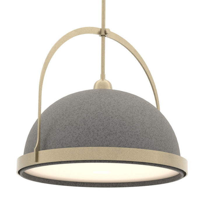 Hubbardton Forge 137462-SKT-MULT-84-20 One Light Pendant, Soft Gold