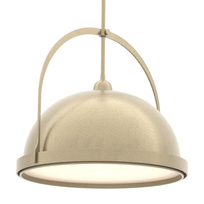 Hubbardton Forge 137462-SKT-MULT-84-84 One Light Pendant, Soft Gold