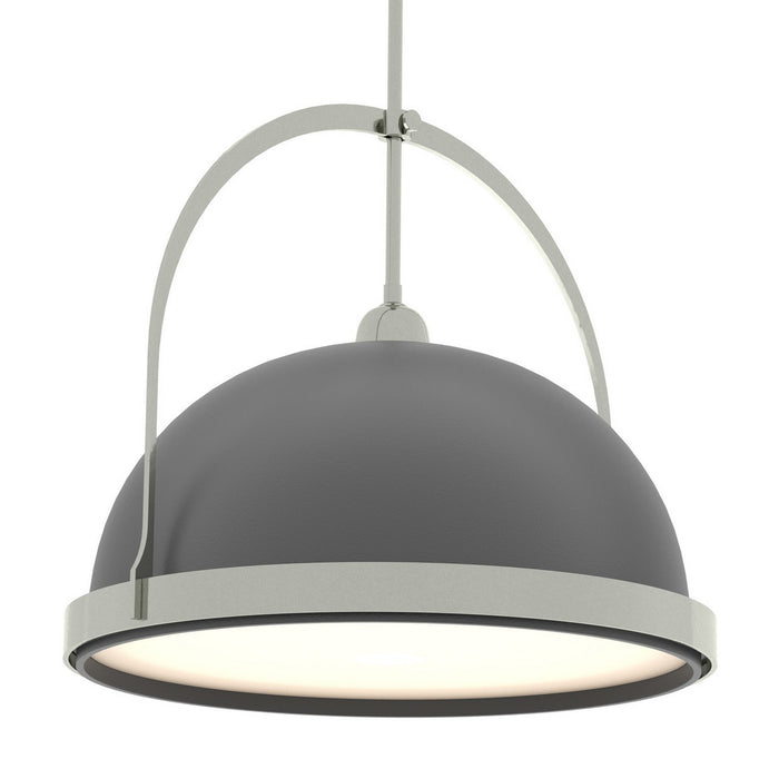 Hubbardton Forge 137462-SKT-MULT-85-10 One Light Pendant, Sterling