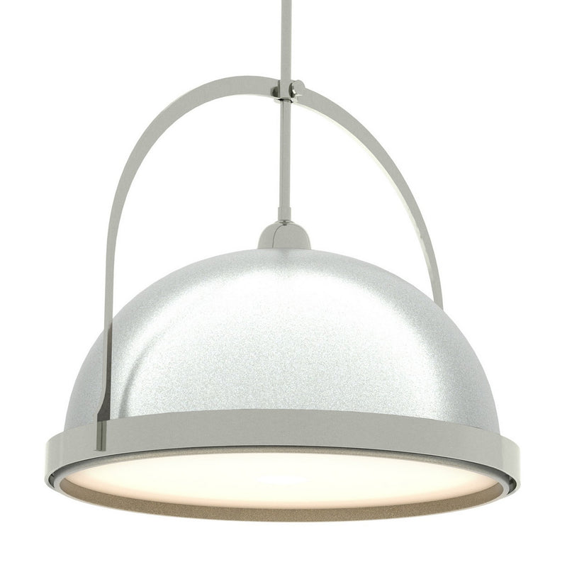 Hubbardton Forge 137462-SKT-MULT-85-82 One Light Pendant, Sterling