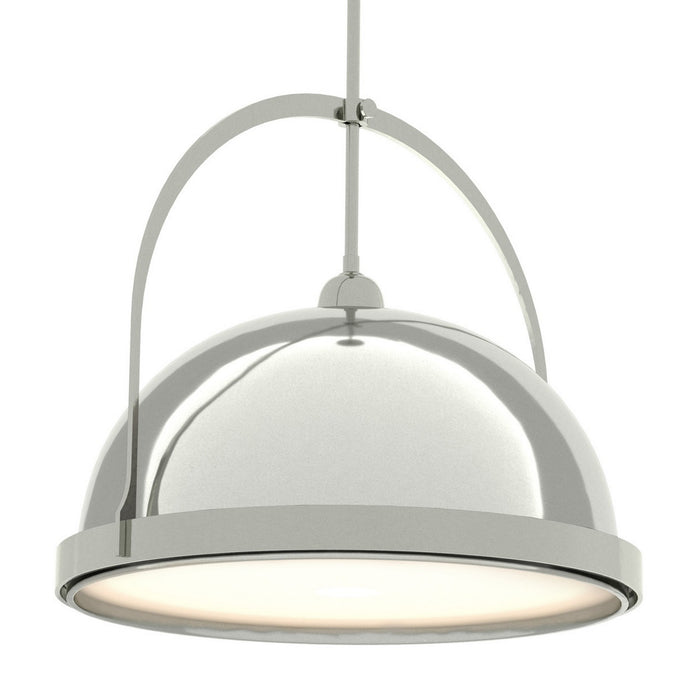 Hubbardton Forge 137462-SKT-MULT-85-85 One Light Pendant, Sterling