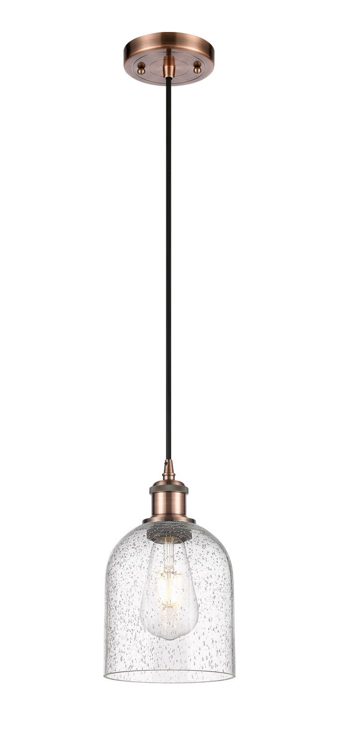 Innovations 516-1P-AC-G558-6SDY One Light Mini Pendant, Antique Copper