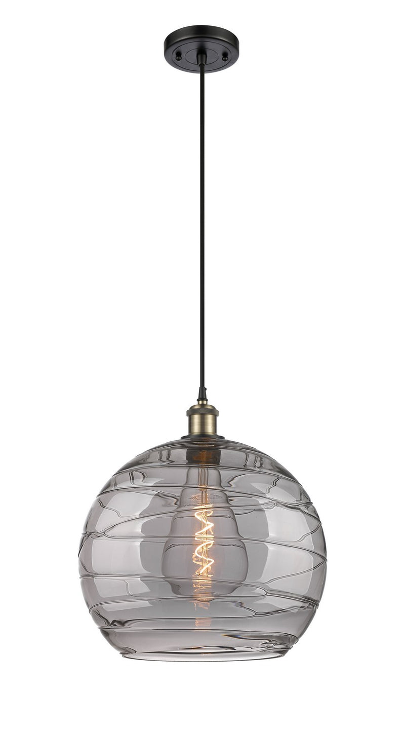 Innovations 516-1P-BAB-G1213-14SM One Light Pendant, Black Antique Brass