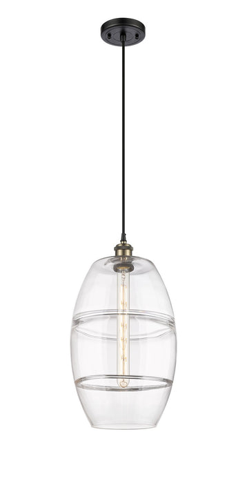 Innovations 516-1P-BAB-G557-10CL One Light Mini Pendant, Black Antique Brass