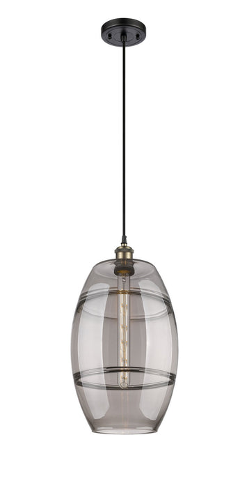 Innovations 516-1P-BAB-G557-10SM One Light Mini Pendant, Black Antique Brass