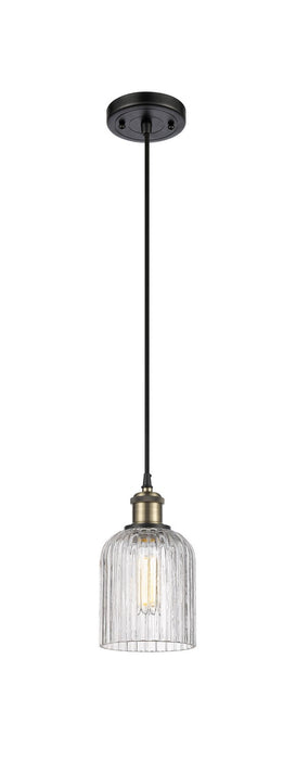 Innovations 516-1P-BAB-G559-5CL One Light Mini Pendant, Black Antique Brass