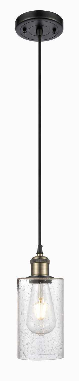 Innovations 516-1P-BAB-G804 One Light Mini Pendant, Black Antique Brass