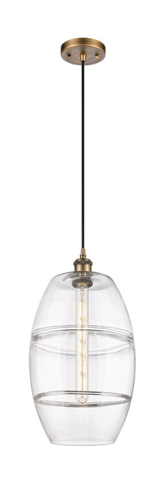Innovations 516-1P-BB-G557-10CL One Light Mini Pendant, Brushed Brass
