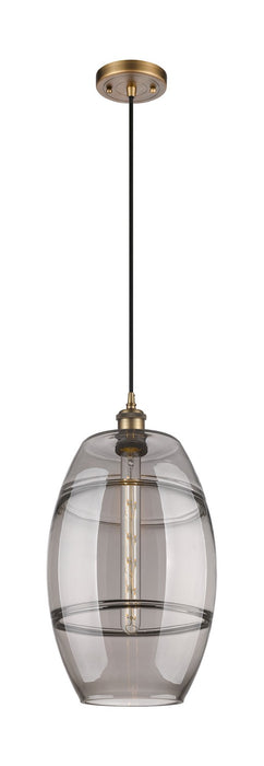 Innovations 516-1P-BB-G557-10SM One Light Mini Pendant, Brushed Brass