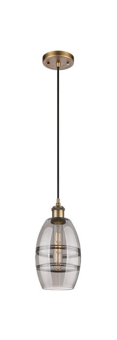 Innovations 516-1P-BB-G557-6SM One Light Mini Pendant, Brushed Brass