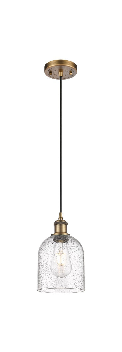 Innovations 516-1P-BB-G558-6SDY One Light Mini Pendant, Brushed Brass