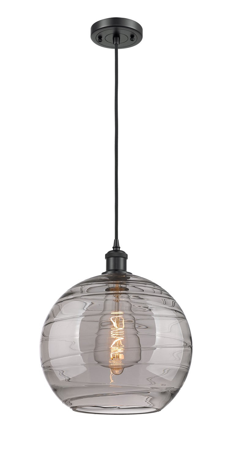 Innovations 516-1P-BK-G1213-12SM One Light Mini Pendant, Matte Black