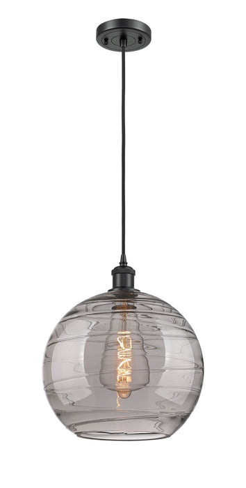 Innovations 516-1P-BK-G1213-12SM One Light Mini Pendant, Matte Black