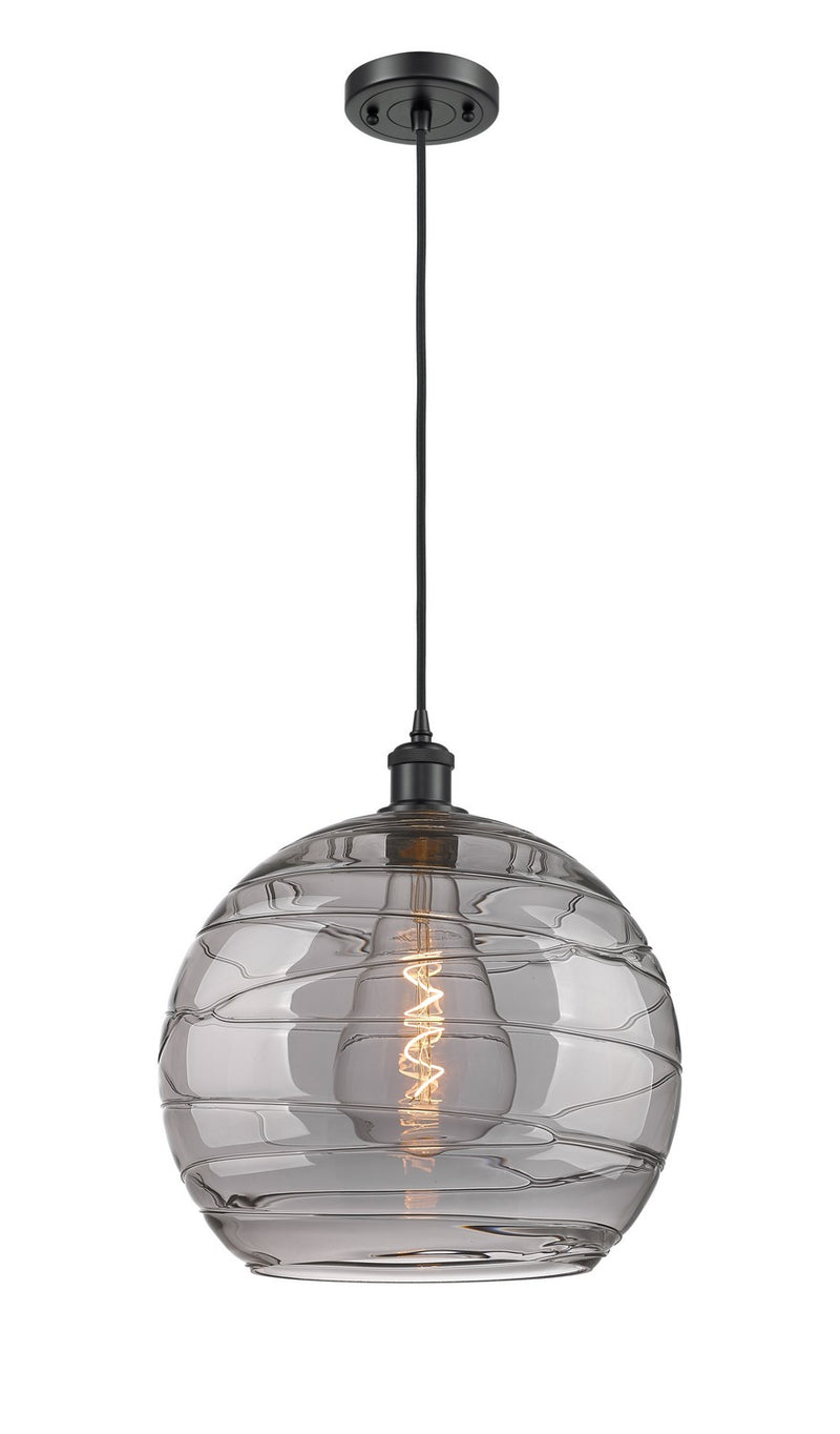 Innovations 516-1P-BK-G1213-14SM One Light Pendant, Matte Black