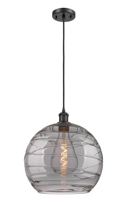 Innovations 516-1P-BK-G1213-14SM One Light Pendant, Matte Black