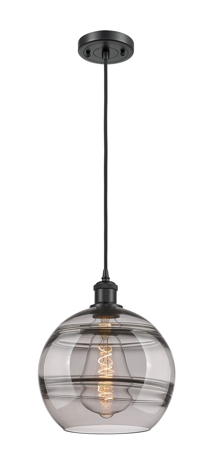 Innovations 516-1P-BK-G556-10SM One Light Mini Pendant, Matte Black