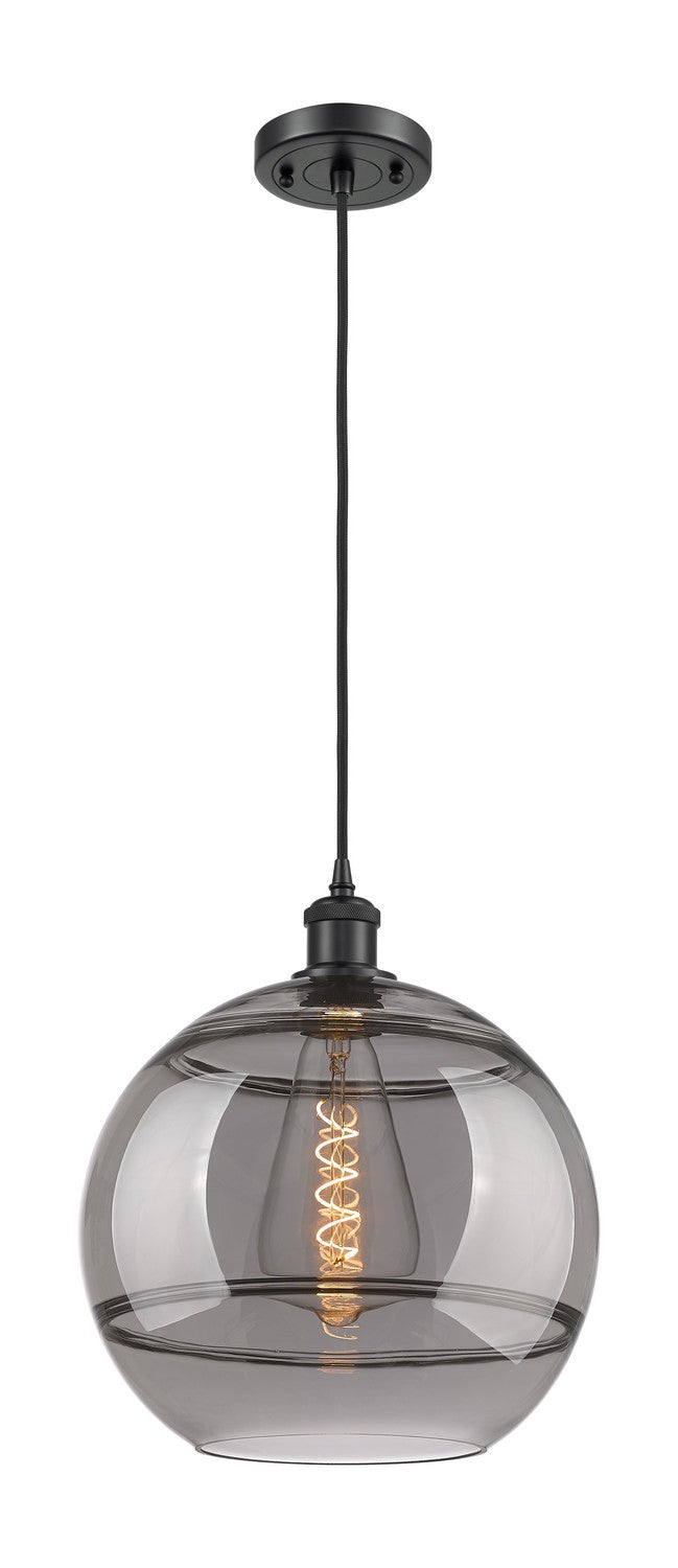 Innovations 516-1P-BK-G556-12SM One Light Mini Pendant, Matte Black