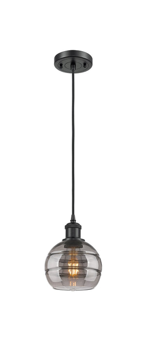 Innovations 516-1P-BK-G556-6SM One Light Mini Pendant, Matte Black