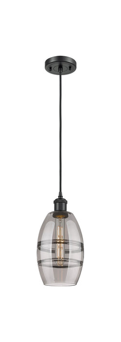 Innovations 516-1P-BK-G557-6SM One Light Mini Pendant, Matte Black