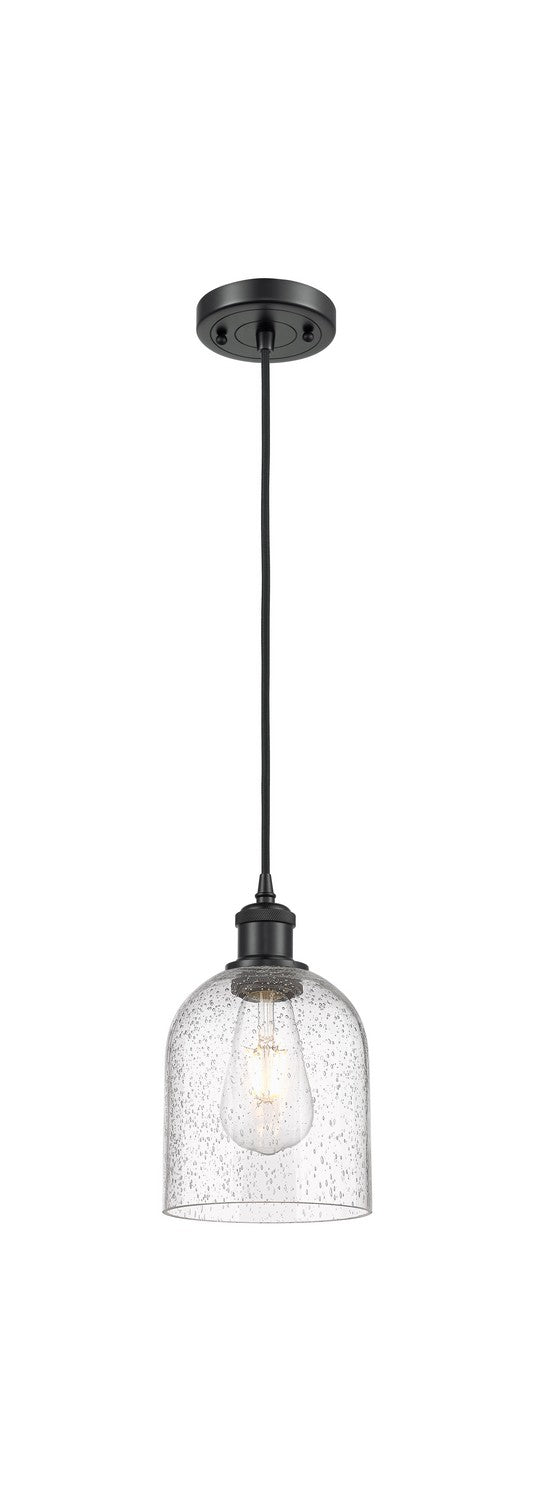 Innovations 516-1P-BK-G558-6SDY One Light Mini Pendant, Matte Black