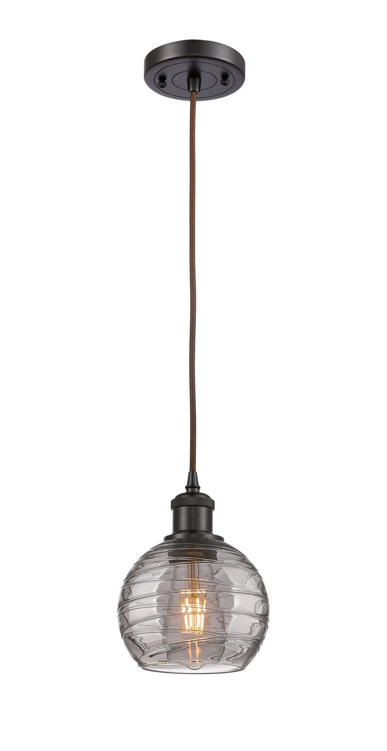 Innovations 516-1P-OB-G1213-6SM One Light Mini Pendant, Oil Rubbed Bronze