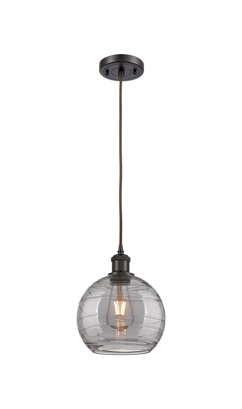 Innovations 516-1P-OB-G1213-8SM One Light Mini Pendant, Oil Rubbed Bronze