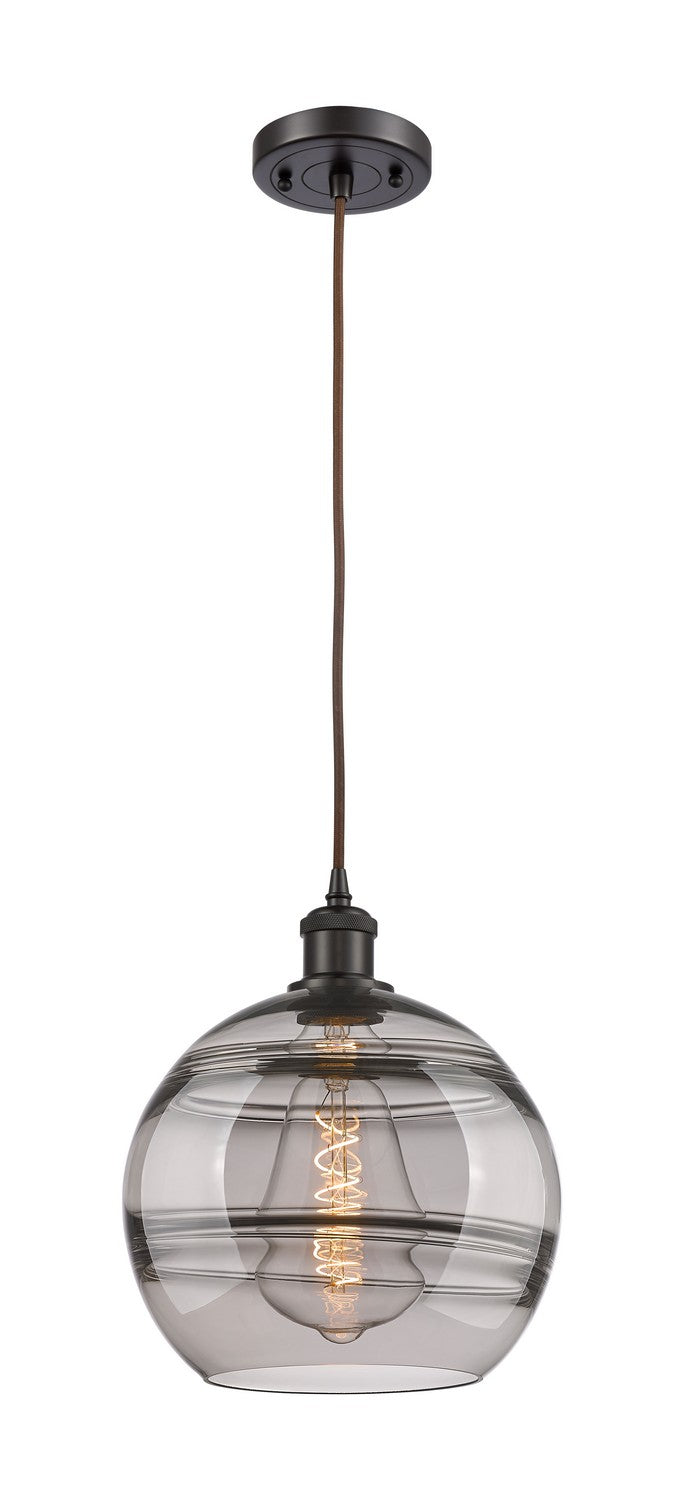Innovations 516-1P-OB-G556-10SM One Light Mini Pendant, Oil Rubbed Bronze