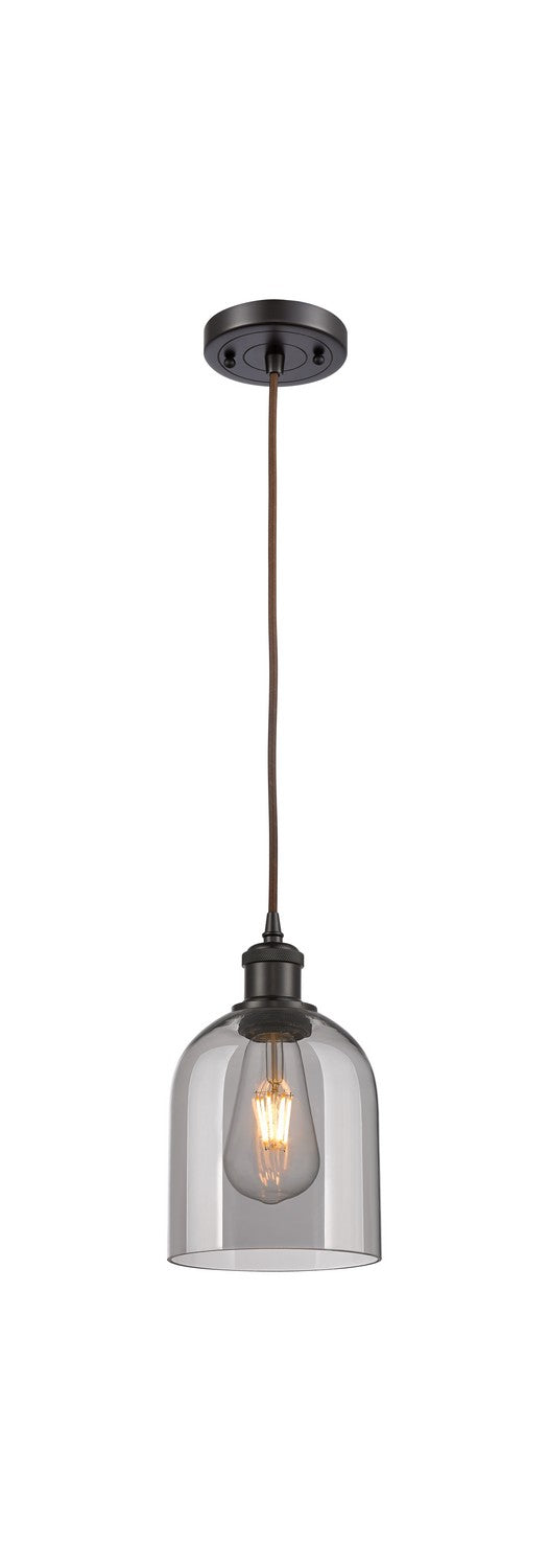 Innovations 516-1P-OB-G558-6SM One Light Mini Pendant, Oil Rubbed Bronze