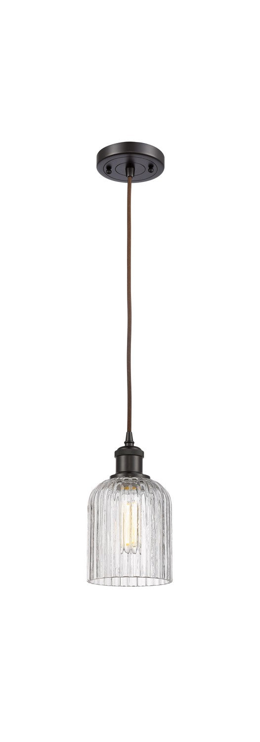 Innovations 516-1P-OB-G559-5CL One Light Mini Pendant, Oil Rubbed Bronze
