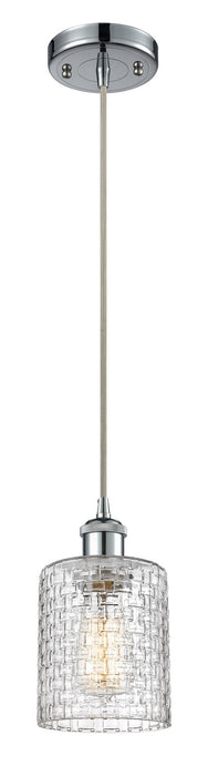 Innovations 516-1P-PC-G112C-5CL One Light Mini Pendant, Polished Chrome