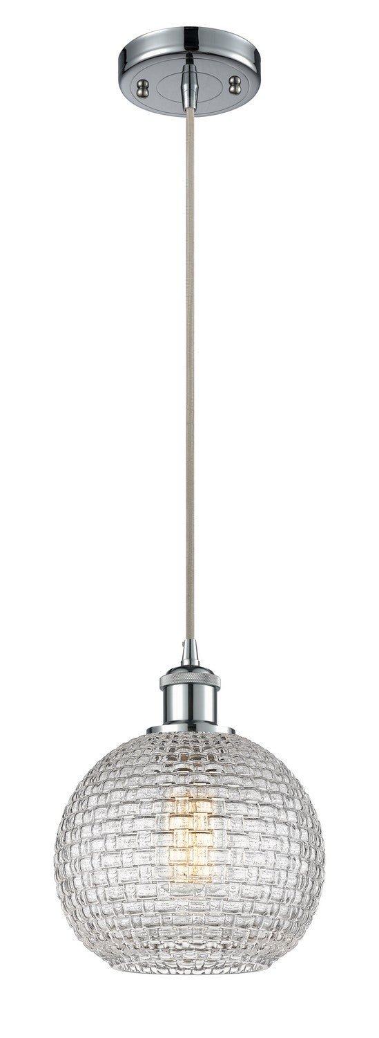 Innovations 516-1P-PC-G122C-8CL One Light Mini Pendant, Polished Chrome