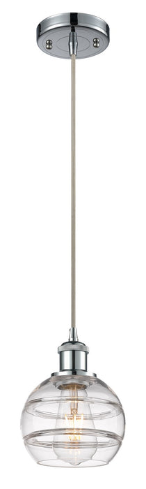 Innovations 516-1P-PC-G556-6CL One Light Mini Pendant, Polished Chrome