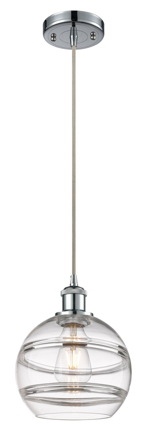 Innovations 516-1P-PC-G556-8CL One Light Mini Pendant, Polished Chrome
